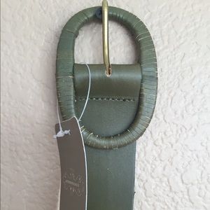 NWT Anthropologie Linea Pelle Leather Belt S
