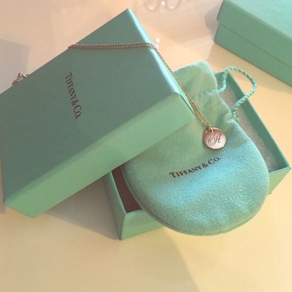 Tiffany & Co Monogram "A" Necklace