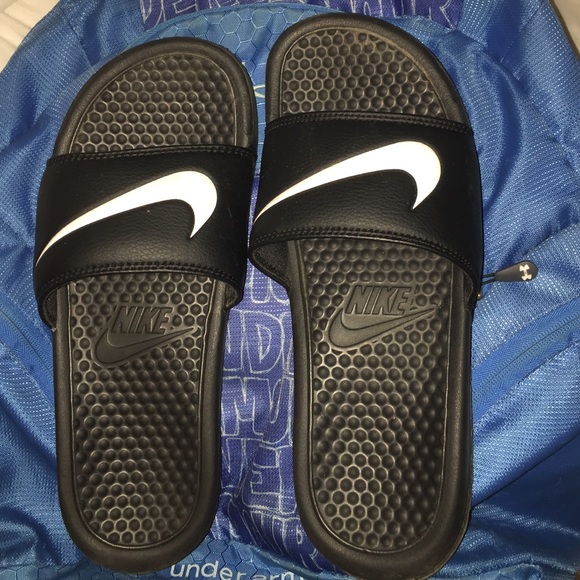 Nike slides, worn once
