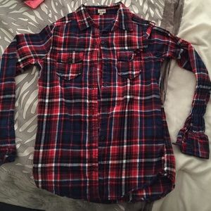Plaid button up shirt