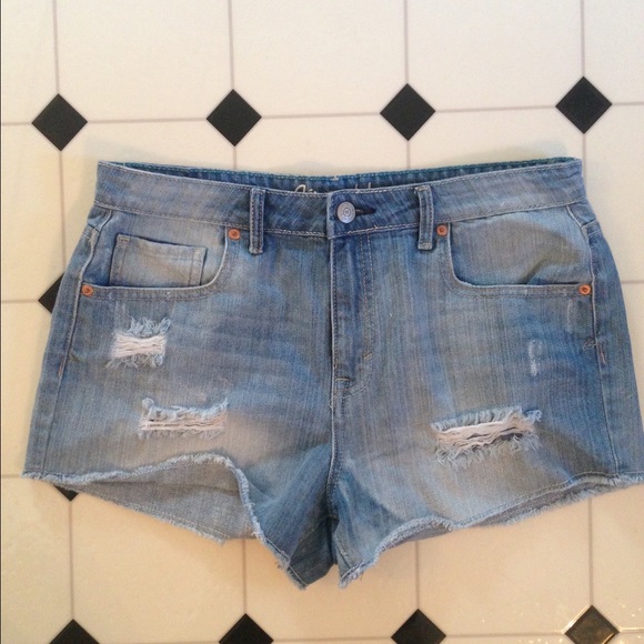 High rise shorts