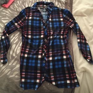 Plaid button up shirt