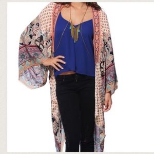 Flying Tomato- kimono duster/cardigan