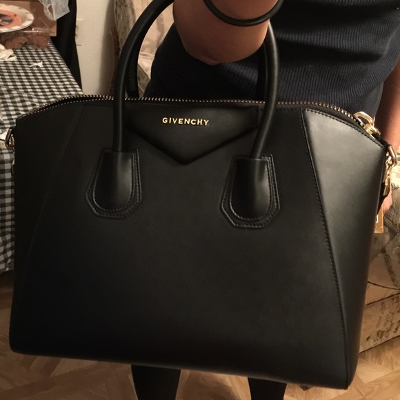 Givenchy Antigona large gold bag