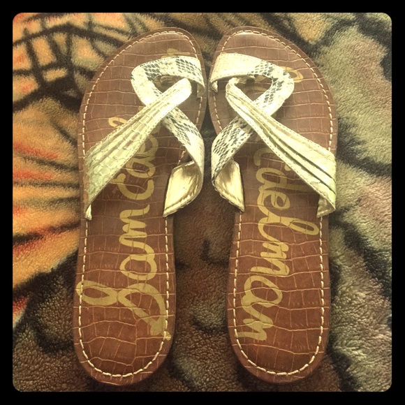 Gold sandals