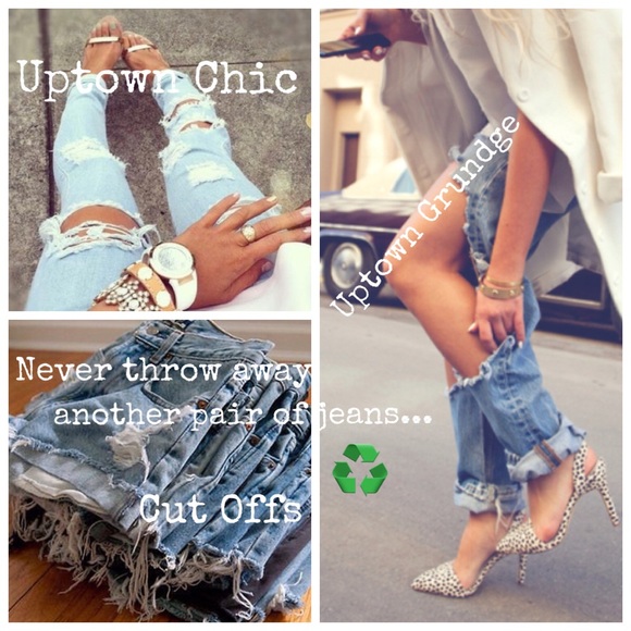 DIY Distressed Jeans - Picture 2 of 4