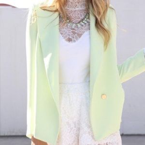 Sabo Skirt- Lime blazer