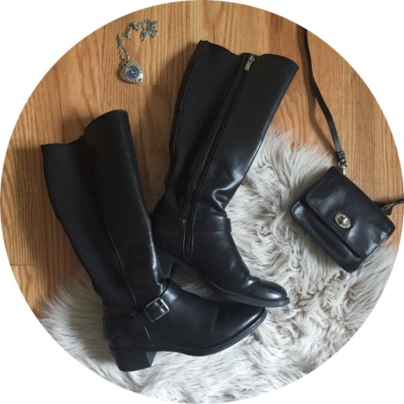 Black Leather Riding Boots 🏇🏾