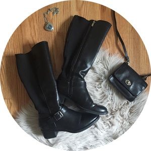 Black Leather Riding Boots 🏇🏾