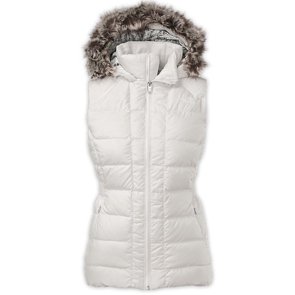 White North Face Down Vest