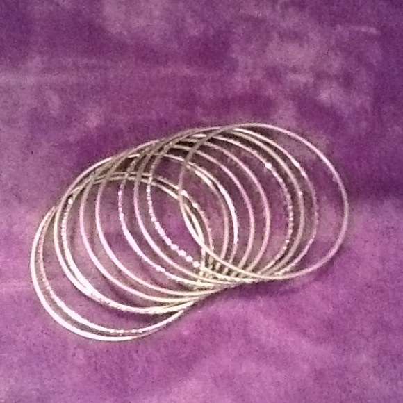 Silver Bangles
