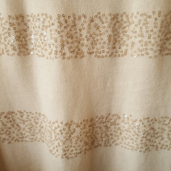 Banana republic white sparkling stripe sweater - Picture 2 of 3