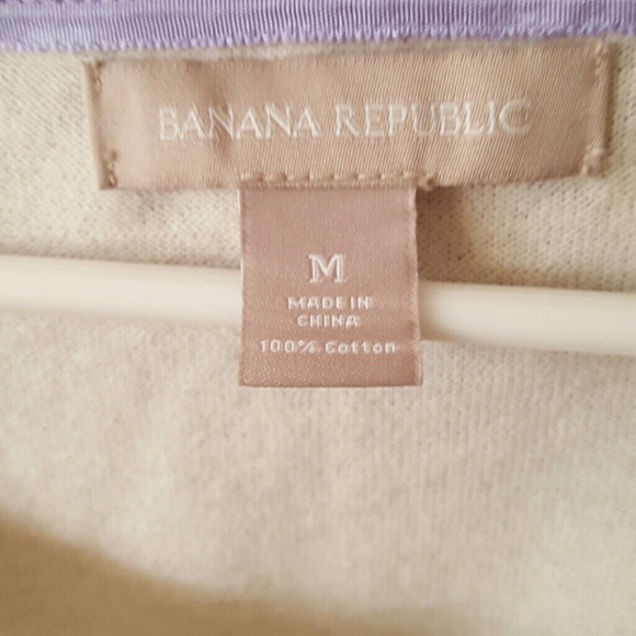 Banana republic white sparkling stripe sweater - Picture 3 of 3
