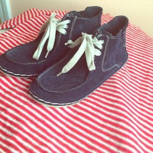 Navy blue shoes