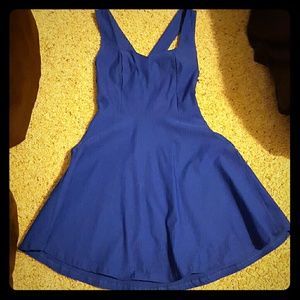 Blue cocktail dress