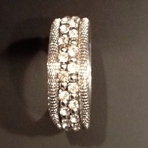 Rhinestone Studded Bangle Bracelet