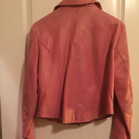 Pink Leather Jacket - Picture 2 of 4