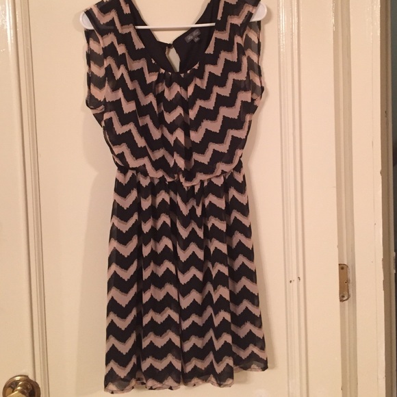 Beautiful pink and black dress