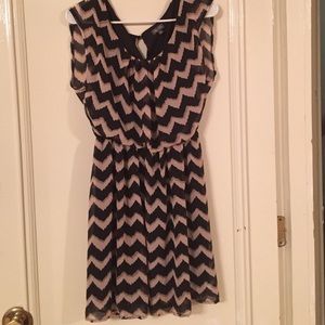 Beautiful pink and black dress