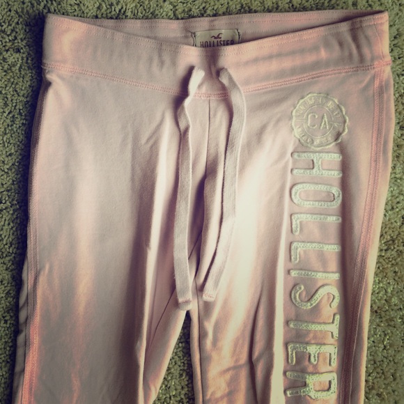 Light pink hollister sweat pants