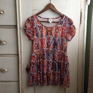 Anthropilogie Peplum top