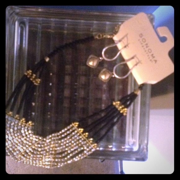 Brand new necklace and earring set