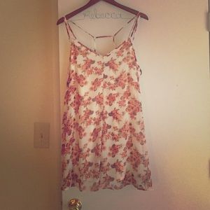 Floral swing dress
