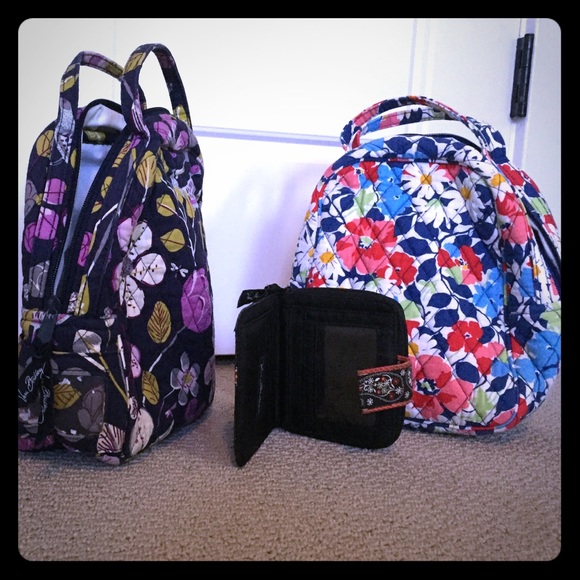 Vera Bradley lunch bags and wallet Bundle