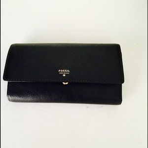 Fossil Black Leather Wallet
