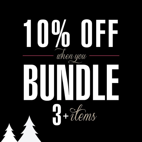 Bundling is fun! 10% off 3 or more items!
