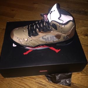 Air Jordan 5 Supreme Camo