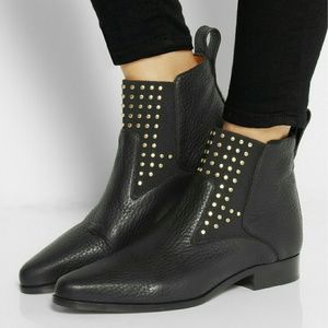 SOLD ««Chloe Studded Leather Chelsea Boot»»