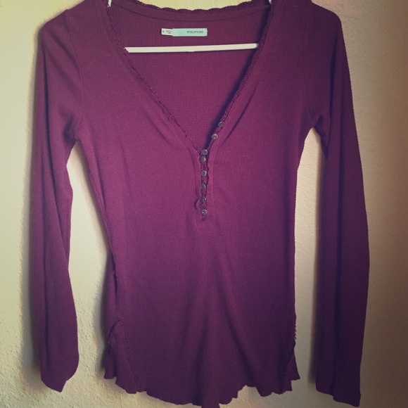 Maroon Maurice's thermal long sleeve