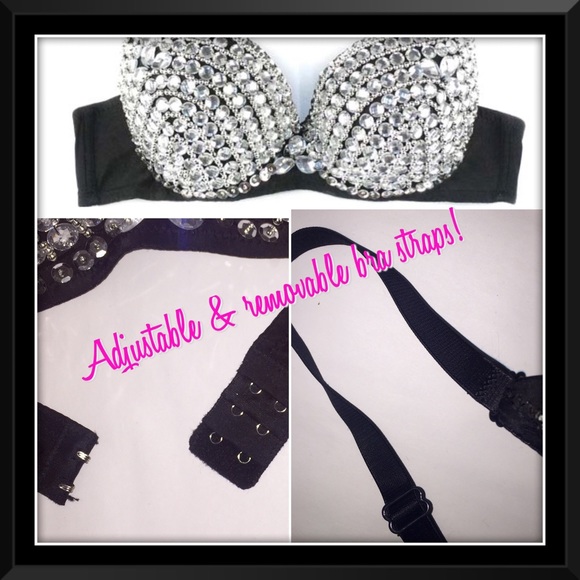 Rhinestone Push-Up Bra NWTs!  💋 - Picture 2 of 8