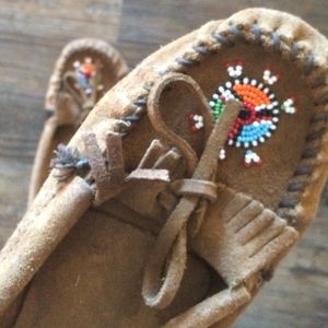 Hardly worn Minnetonka moccasins