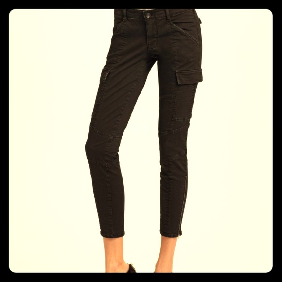 J Brand Black Houlihan Cargo Pants