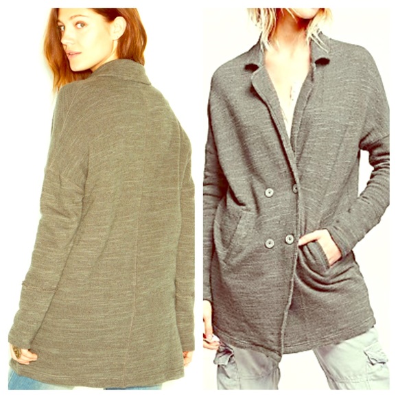 Free People Sweaters - FREE PEOPLE Oversized Slouchy Utility Cape NWT