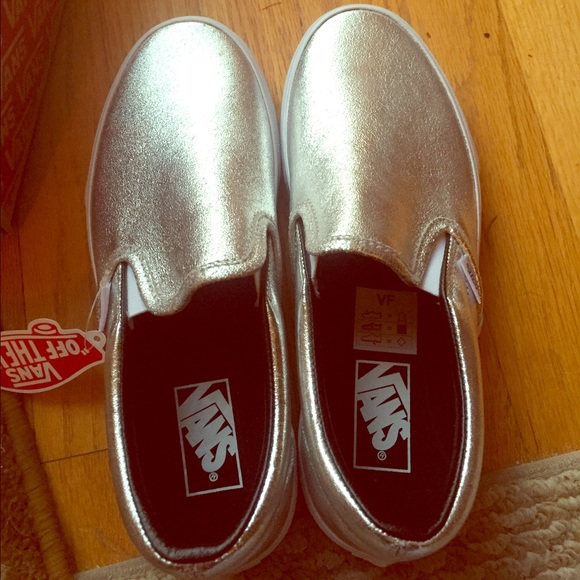 Never been worn metallic vans