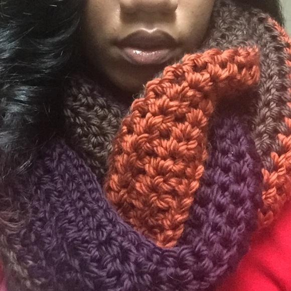 Tri-Color Infinity Scarf XL