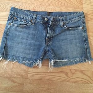 7 For All Mankind denim shorts