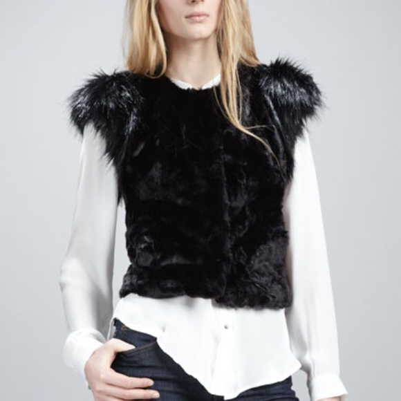 Neiman Marcus skaist Taylor/target fur vest