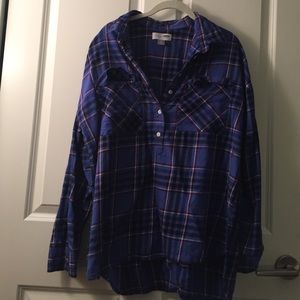 Old navy boyfriend plaid pullover!