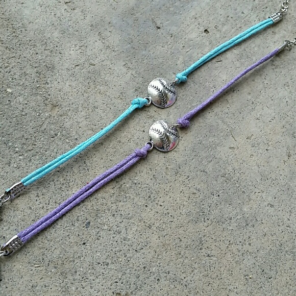 Softball Mom bracelet set, 2 pieces!