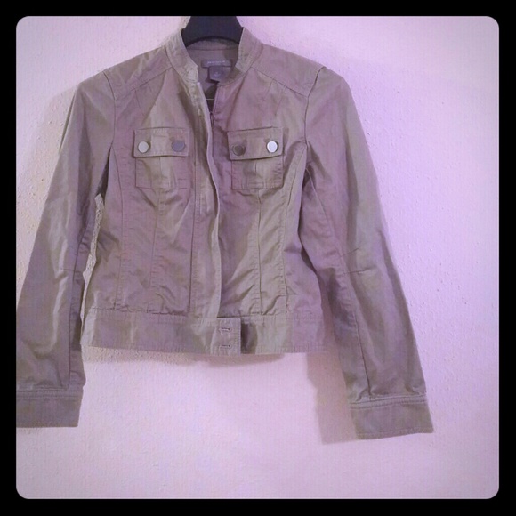 Petite military style jacket