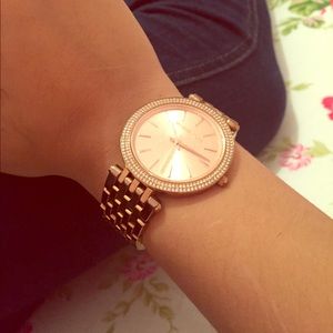 Darci Pavé Michael Kors Rose Gold Watch❤️