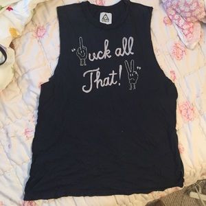 Unif fux all that ✌️muscle tank