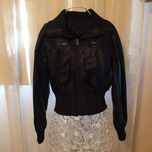 Faux Leather Jacket