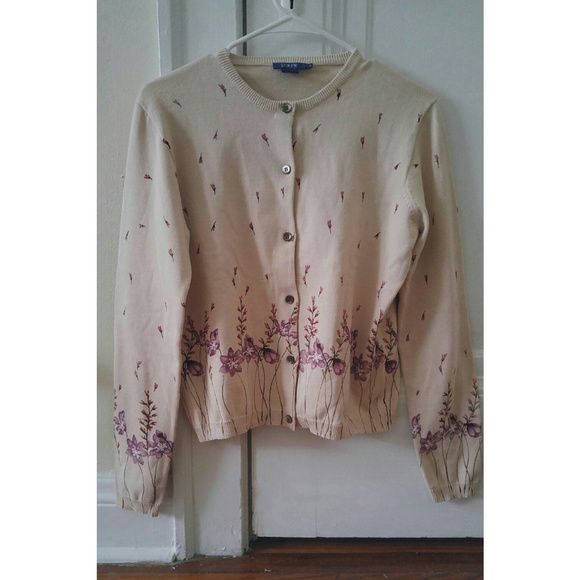 [SOLD]JCrew Floral Print Cardigan