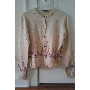 [SOLD]JCrew Floral Print Cardigan