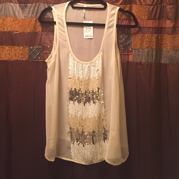 Embellished Sequin Blouse